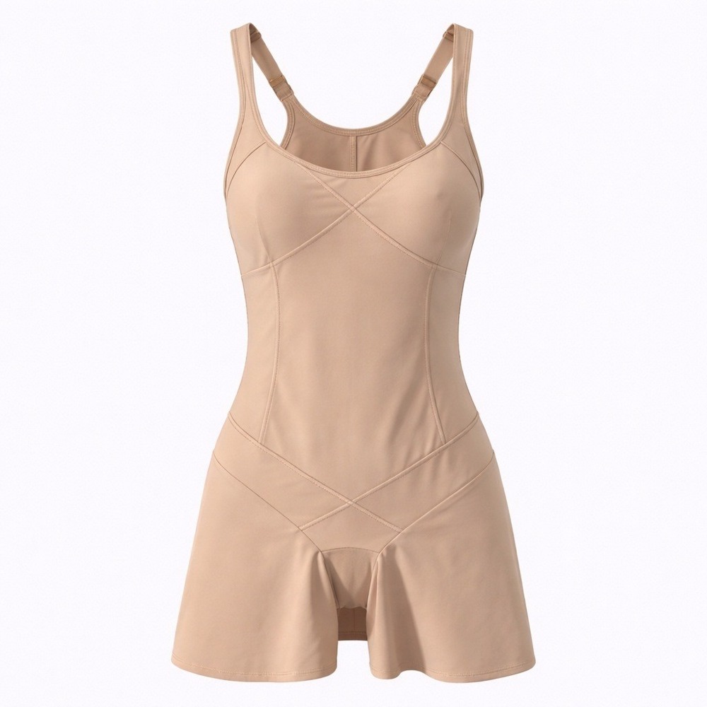 Miraclesuit Shapewear Firm Control Bodysuit Nude Large Tummy Control Slimming